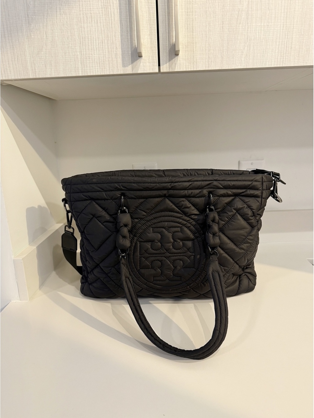 Tory Burch Black Nylon tote bag